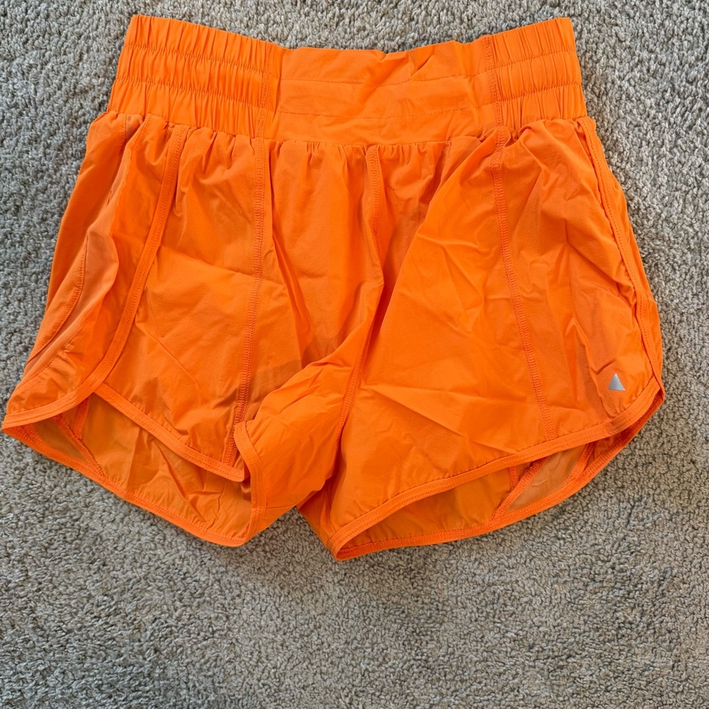 Balance Athletica Bright Orange Athletic Shorts